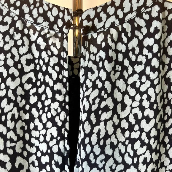 Mi Ami Blue Animal Print Fit & Flare Dress Size XS - Picture 8 of 13